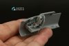 Quinta Studio QD72206 MiG-25PD 3D-Printed & coloured Interior on decal paper (ICM) 1/72